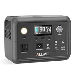 ALLWEI Portable Power Station 300W Solar Generator