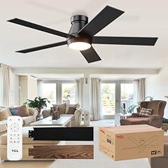 TCL 52" Modern Black Ceiling Fan