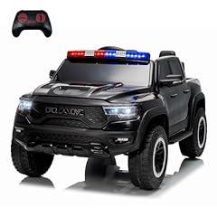 Garvee RAM 12V Kids Ride On Police Car