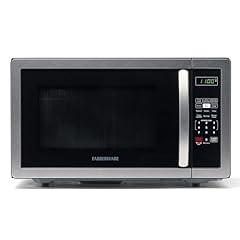 Farberware 1000W Microwave Oven, Stainless Steel, 1.1 cu ft