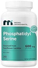 Phosphatidylserine 600 mg Supplement with Choline