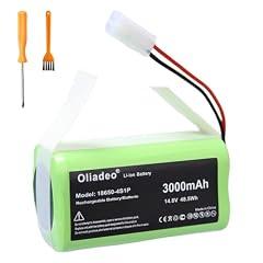 Oliadeo Replacement Battery for Bobsweep Robotic Vacuums