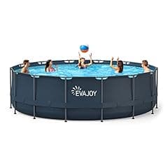 Evajoy Metal Frame Swimming Pool Set