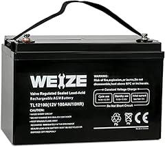 Weize 12V 100Ah Deep Cycle AGM Battery