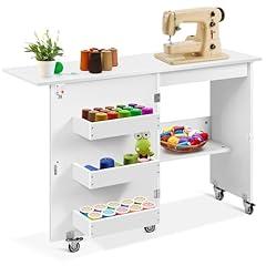 VIVOHOME Folding Sewing Craft Table