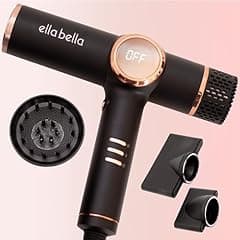 ELLA BELLA Professional Ionic Hair Dryer with Diffuser