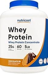 Nutricost Whey Protein Concentrate Chocolate Peanut Butter 5LBS