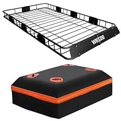 WEIZE Rooftop Cargo Carrier Basket