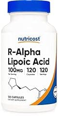 Nutricost R-Alpha Lipoic Acid 100mg, 120 Veggie Capsules