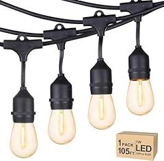 Svater Outdoor LED String Lights 105FT