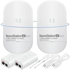 Ubiquiti NanoStation Loco5AC Wireless Bridge Bundle