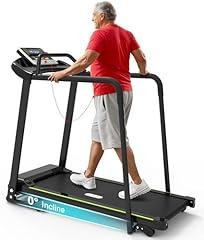 Redliro Foldable Treadmill with Long Handrail