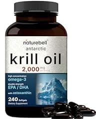 Antarctic Krill Oil 2000mg Supplement by NatureBell