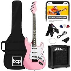 Best Choice 39in Beginner Electric Guitar Kit - Pink