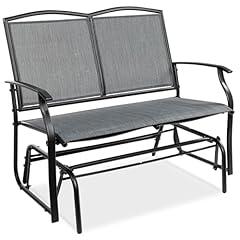 Outdoor Patio Swing Glider Loveseat Bench
