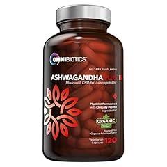 Ashwagandha Organic Clinical Strength 1300 mg with KSM-66 - 120 Vegan