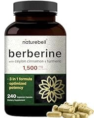 NatureBell Berberine Supplement with Ceylon Cinnamon & Turmeric Root