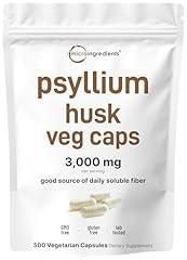 Psyllium Husk 3000mg Fiber Supplement