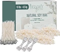 Oraganix DIY Candle Making Kit - 10lbs Soy Wax