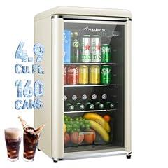 Anypro Retro Mini Fridge 4.9 Cu.Ft