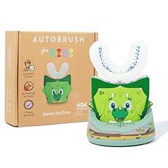 AutoBrush Kids Dinosaur U-Shaped Electric Toothbrush