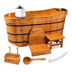 Cedar Wood Soaking Tub Luxury Package