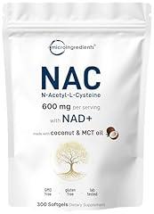 NAC 600mg with NAD+ Antioxidant Supplement