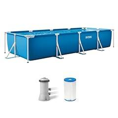 Intex 28279EH 14ft Rectangular Frame Pool with Filter Pump