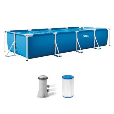 rectangle above ground pool