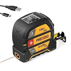 Prexiso 2-in-1 Laser Tape Measure 135Ft