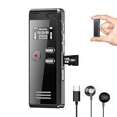 Crosseagle 128GB Digital Voice Recorder