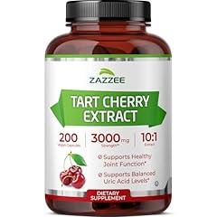 Zazzee Tart Cherry Extract 3000 mg Vegan