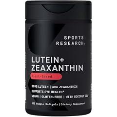 Sports Research Lutein and Zeaxanthin Eye Health Supplement