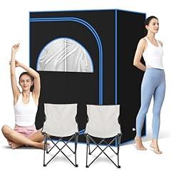 AMOCANE Portable 2-Person Sauna Tent with Chairs