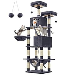 Feandrea Large Cat Tower Smoky Gray UPCT190G01