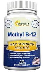 aSquared Nutrition Vitamin B12 Supplement 5000 MCG