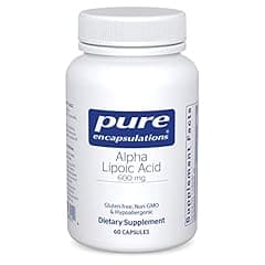 Pure Encapsulations Alpha Lipoic Acid 600 mg Supplement