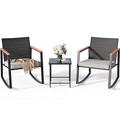 Gizoon Rocking Patio Bistro Set