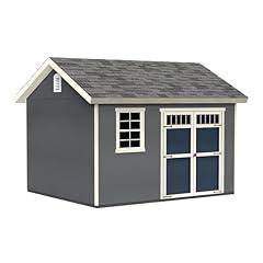 Beachwood 10x12 DIY Wooden Storage Shed with Floor