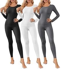 Ekouaer Women's Thermal Underwear Set