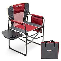 Sunnyfeel Oversized Folding Director's Chair with Table