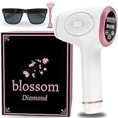 Blossom IPL Hair Removal Device Diamond | Laser Hair Remover for Women/Men | Health Canada Licensed | Proudly Canadian |1,000,000 Flashes | 8 Minute Whole Body | Results ~2 Weeks | IPL Ice-Cooling