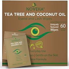 Noveha Tea Tree & Coconut Eyelid Wipes