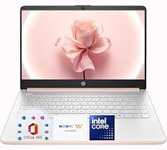 HP 14" Rose Gold Laptop with Office 365