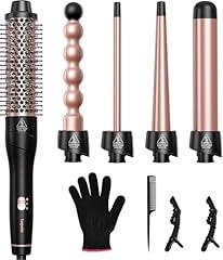 Lopeie 5-in-1 Curling Wand Set