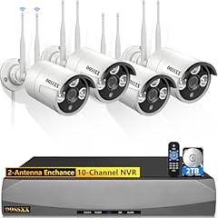 OOSSXX AI Human Detected 2K Wireless Security System