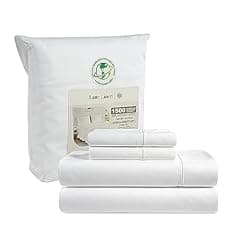 LANE LINEN Egyptian Cotton King Sheets Set