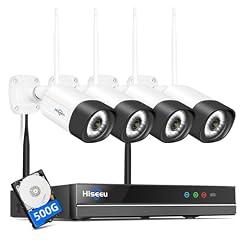 Hiseeu 2.5K WiFi Security Camera System