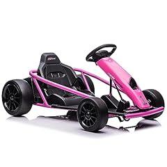 Nasitip 24V Kids Go Kart Rose