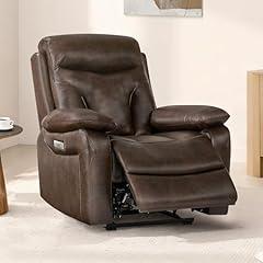 KISLOT Electric Faux Leather Recliner Chair